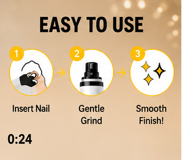 USB Rechargeable Quiet Electric Pet Nail Grinder for Dogs & Cats – Safe, Gentle & Low Vibration