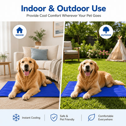 Indoor and outdoor pet cooling mat