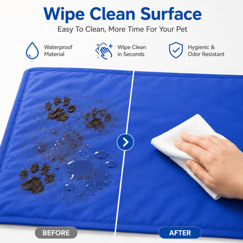 Easy-clean waterproof pet cooling mat