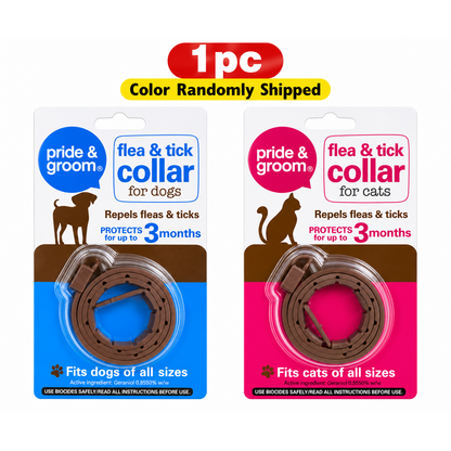 Flea Tick Collar Dogs Cats 3 Month Protection Repels Fleas 1Pc