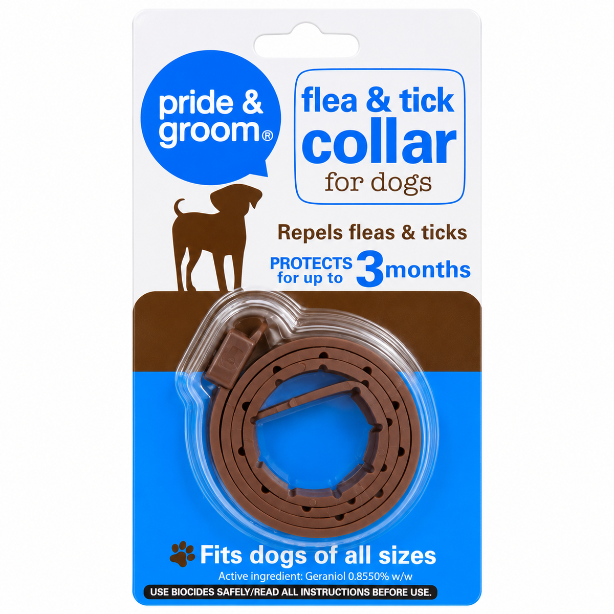 Flea Tick Collar Dogs Cats 3 Month Protection Repels Fleas 1Pc