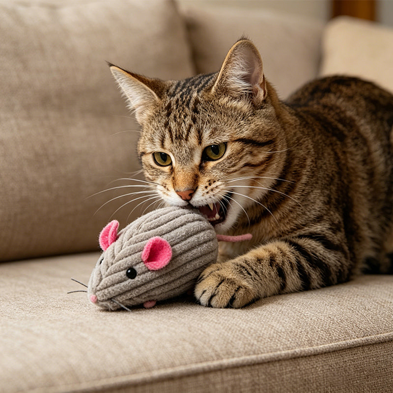 3-Piece Interactive Cat Toy Set – Mouse & Play Balls for Cats and Kittens