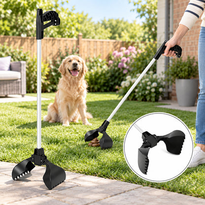 Long-Handle Dog Pooper Scooper – 72.5 cm Waste Picker