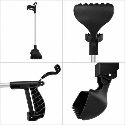 Long-Handle Dog Pooper Scooper – 72.5 cm Waste Picker