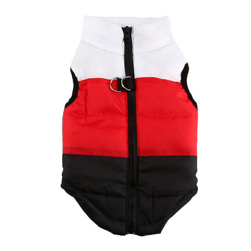 Warm Winter Coat for Dogs & Cats – Lightweight Jacket with Back Zip