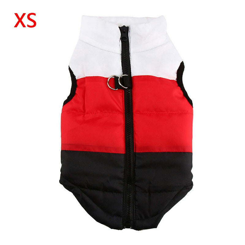 Warm Winter Coat for Dogs & Cats – Lightweight Jacket with Back Zip
