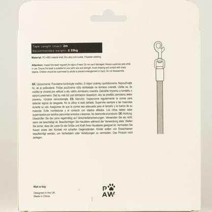 Paw Pet Leash - Elephant Strap - Grey - 2m
